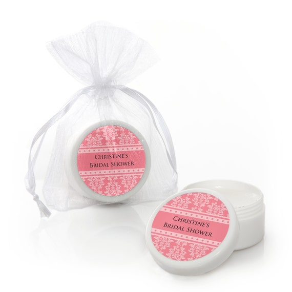 etsy lip containers balm Balm 12 Salmon Pink Party Party Shower Lip Favors Bridal Damask etsy lip containers balm Balm 12 Salmon Pink Party Party Shower Lip Favors Bridal Damask