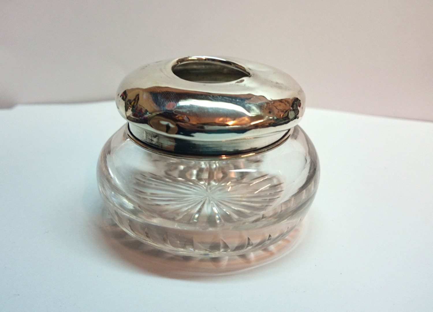 Cut Glass and Silver Trinket Box – Haute Juice