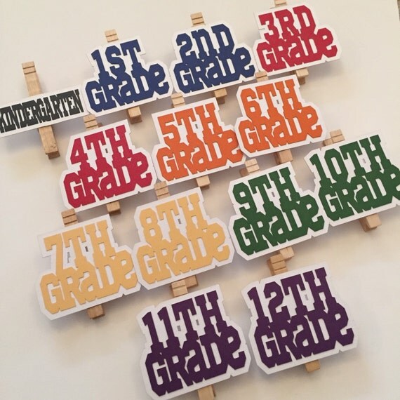 Graduation Photo Clips Kindergarten through 12th Grade