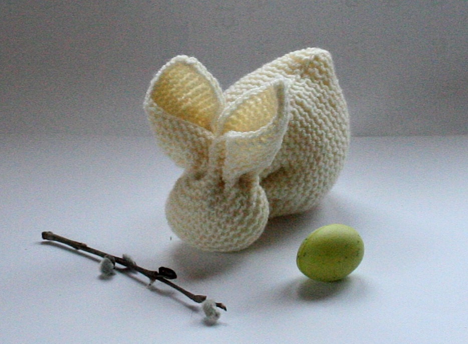 Very easy knitting pattern bunny rabbit pattern by sosoftboytique
