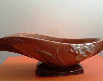 Vintage Art Deco Roseville Wincraft Pattern Console Bowl