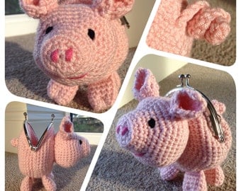 Pig Coin Purse Crochet Pattern