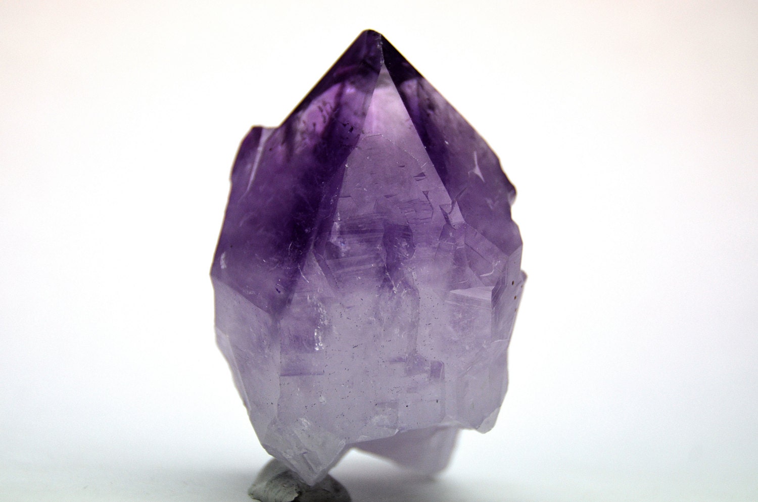 Raw Amethyst Crystal. Large Point. Deep Purple Quartz. by InVug