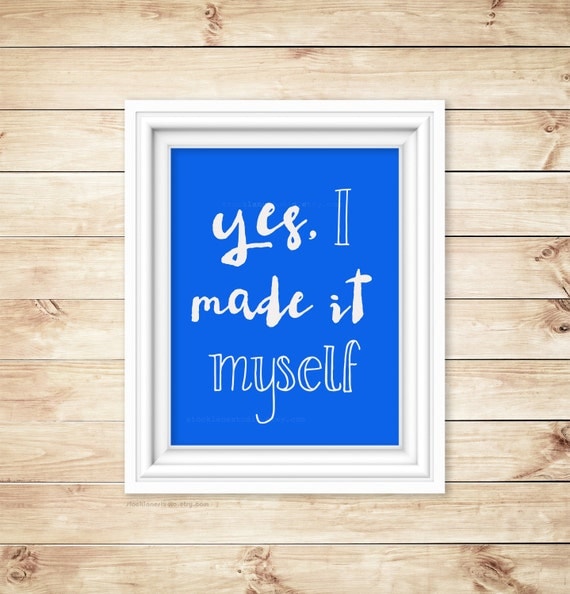 Craft show sign 11x14 printable display Yes I by StockLaneStudio