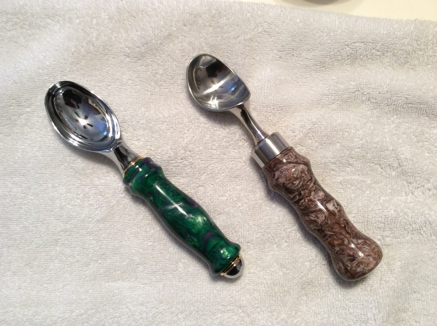 Ice Cream Scoop with Hand Turned Handle. Custom Order Only