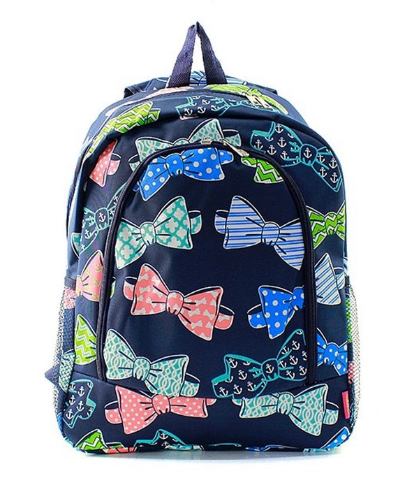 Personalized Backpack Bowtie Backpacks Personalized