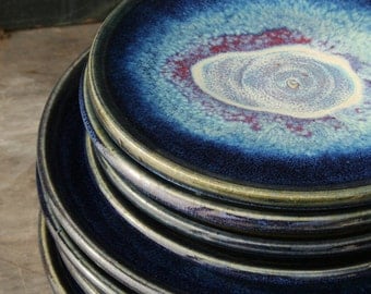 Pottery Plates- ceramic tableware for salad and dinner