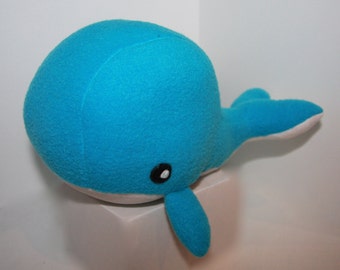 Items similar to plush toy whale softie for the modern baby / plushie ...