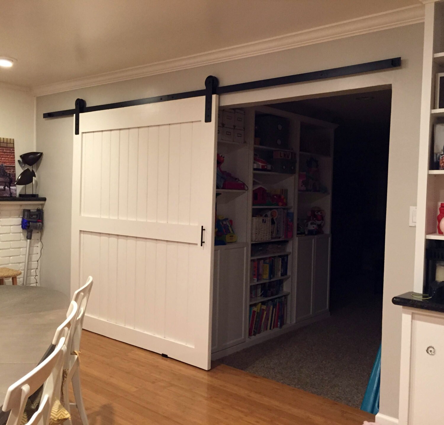 White Painted Sliding Barn Door Local Pick Up Only