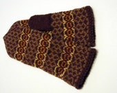 Warm unisex wool mittens, handmade from Latvia. Hand knitted wool mittens, latvian mittens, patterned mittens,arm warmer, Christmas gift