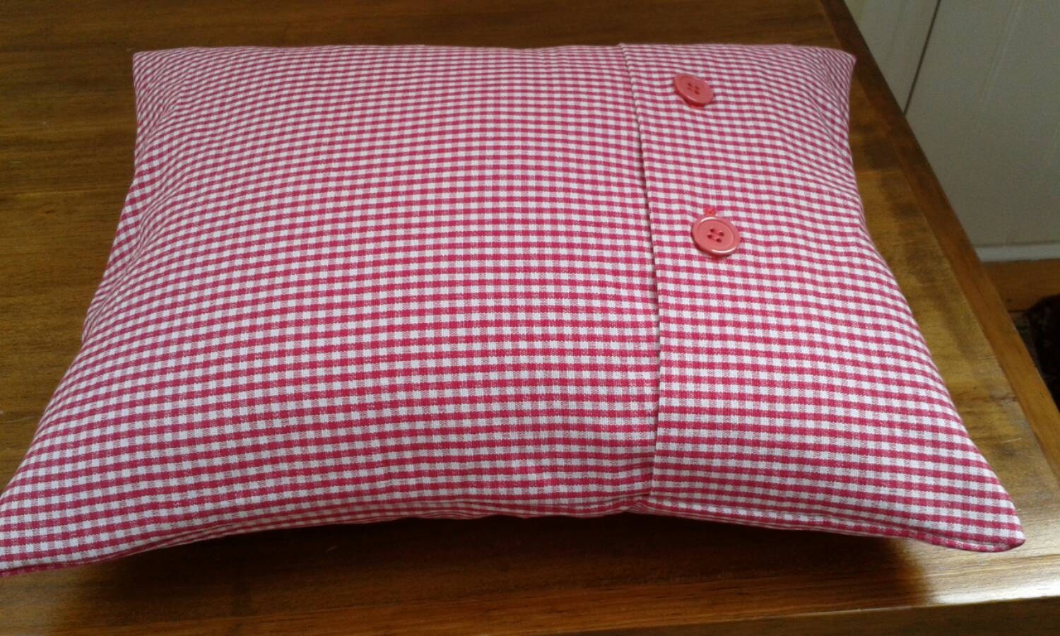 gingham cushion