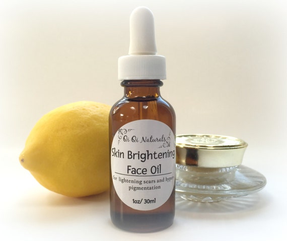 Skin Brightening Face Oil Night treatment with by QiQiNaturals