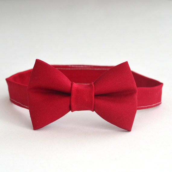Little Boy Red Bow Tie Solid Red Tie Boys Bow Ties Baby