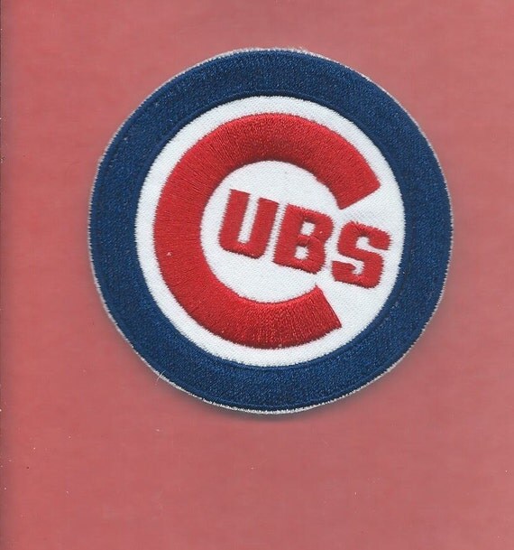 New 3 Inch Chicago Cubs Iron on Patch Free by BIGDAVEPATCHES