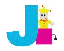 Popular items for letter j embroidery on Etsy