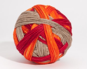 Campfire by the Trail - Self striping sock yarn