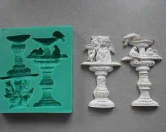 Silicone Mould / Antique Fountains / Sugarcraft Cake Decorating Fondant / fimo mold