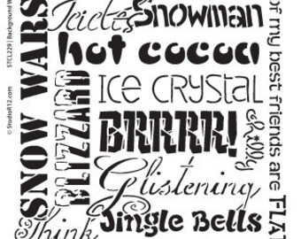 Popular items for word stencils on Etsy