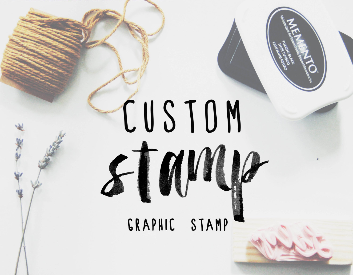 Custom Stamp Logo Stamp Personalized Stamp Hand by papergoldco