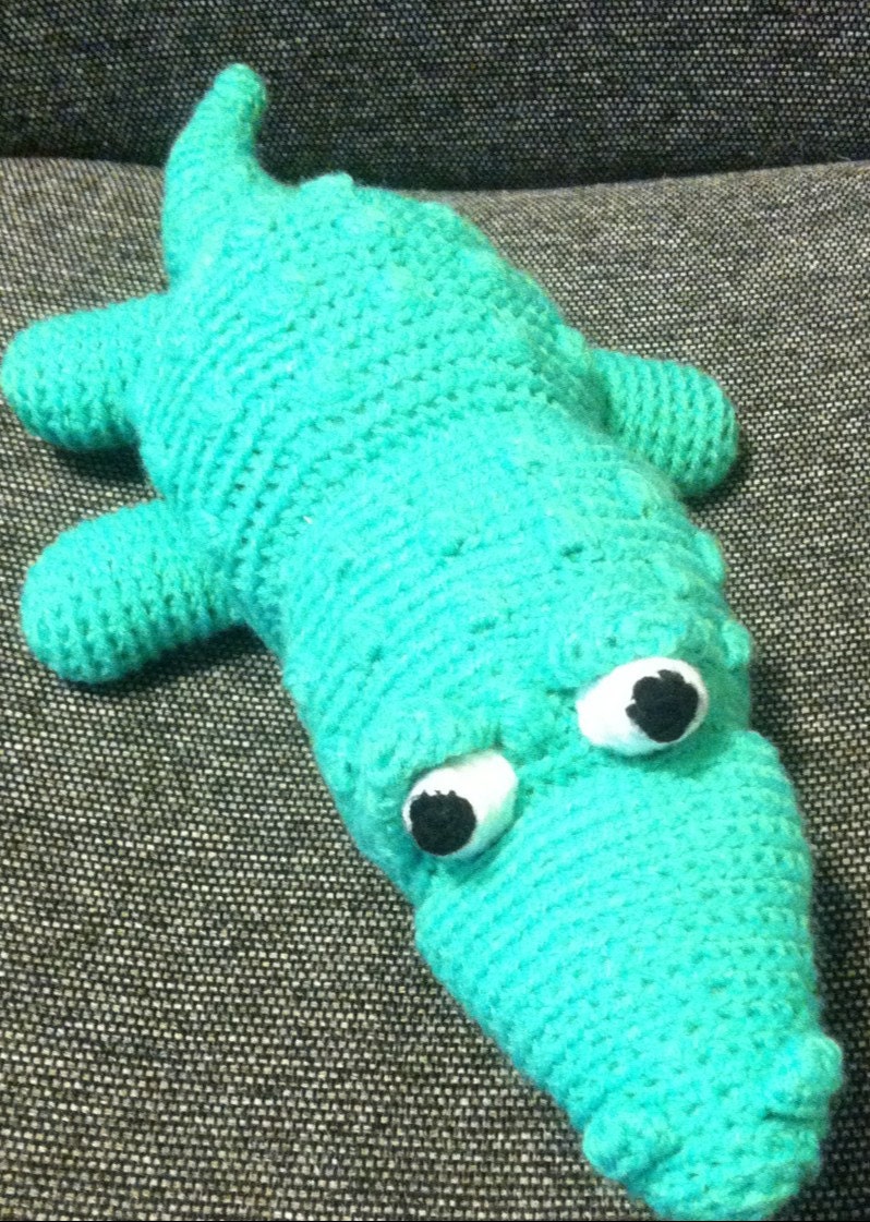 stuffed alligator pattern