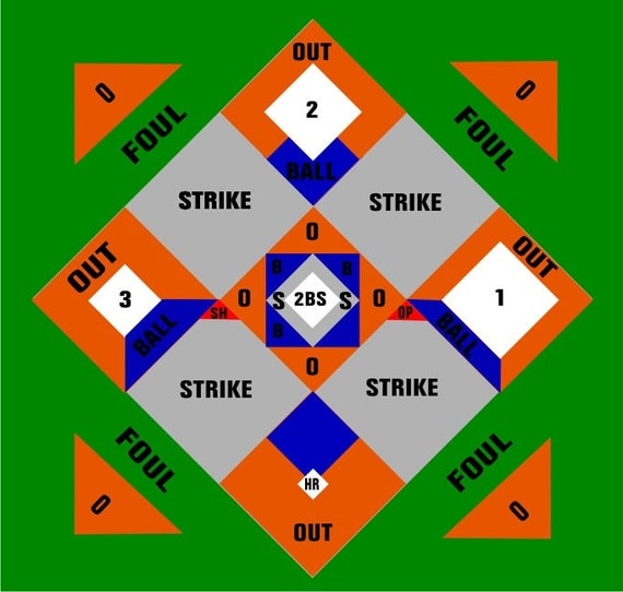 Full Color Dartball Board Vinyl Decal/Sticker