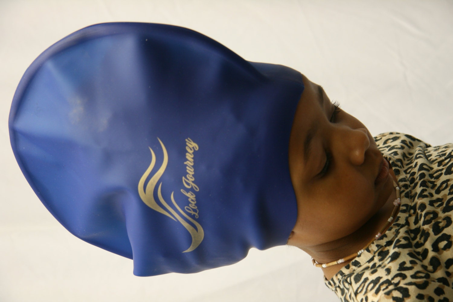 XL Dreadlock Swim Cap BLUE