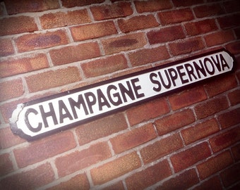 Oasis Champagne Supernova Street Sign