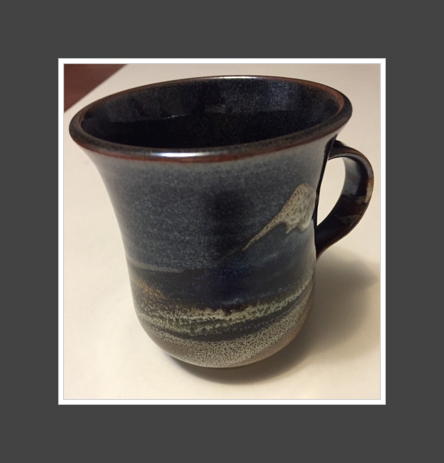 Vintage Wendt Pottery Mount Saint Helens Glazed Mug Haute Juice