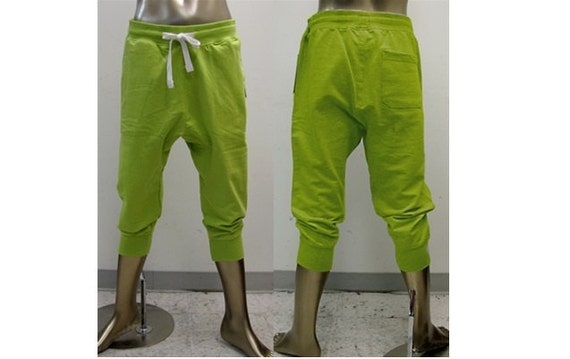 lime green joggers mens