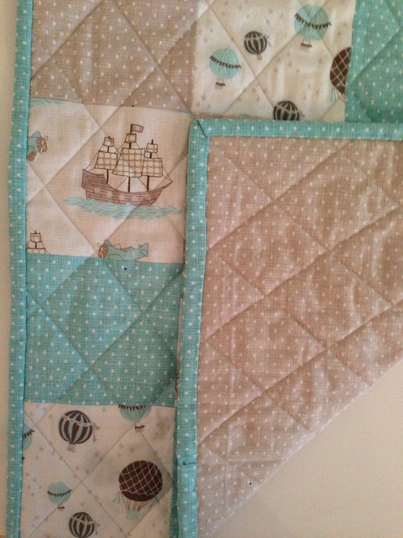 New baby moses/crib blanket by FoxandFabric on Etsy