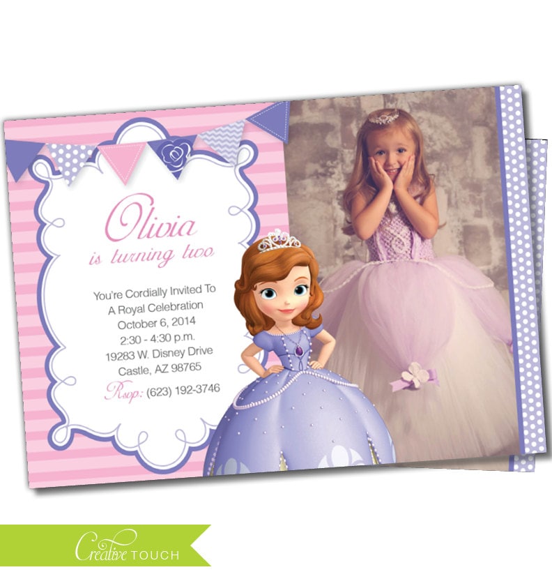 Sofia The First Invitations 10