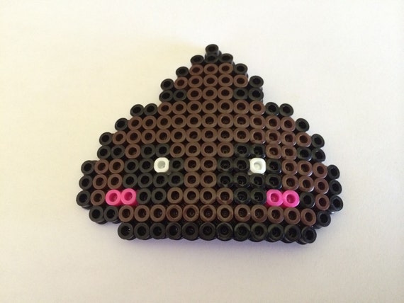 Kawaii poo by perlerdreams on Etsy