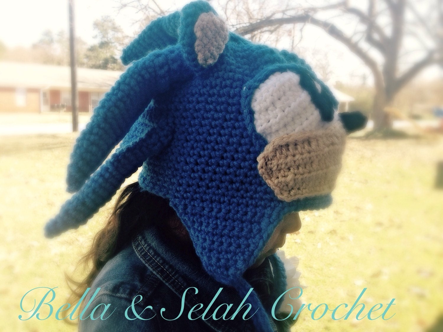 Sonic the Hedgehog crochet beanie Sonic HAT Baby by BellaandSelah