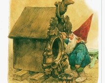 Popular items for gnome painting on Etsy