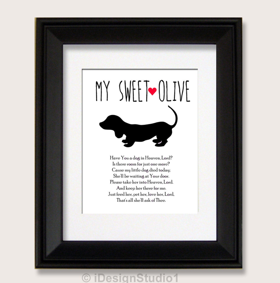 Pet sympathy gift loss of a pet dog Personalized by