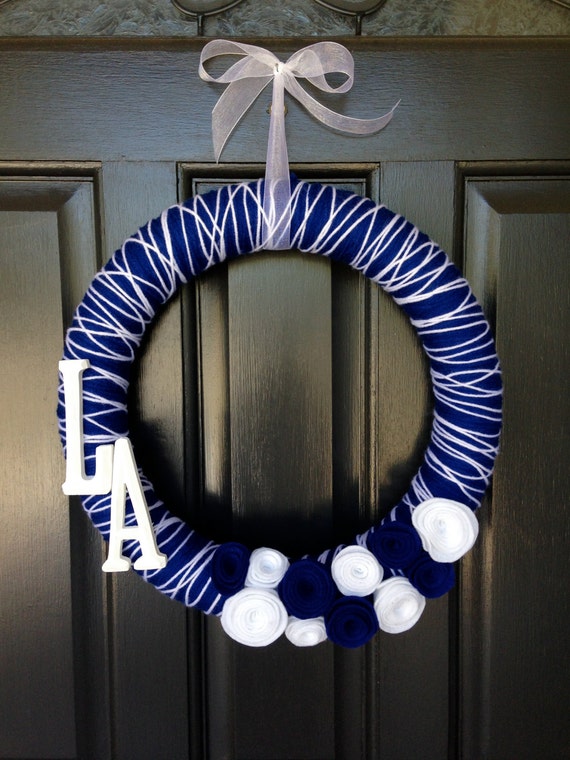 Los Angeles Dodgers Wreath