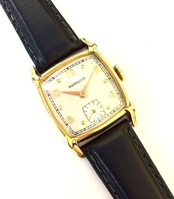 Vintage Hamilton 17 Jewels 10K Gold Filled Case by NumberOneWatch
