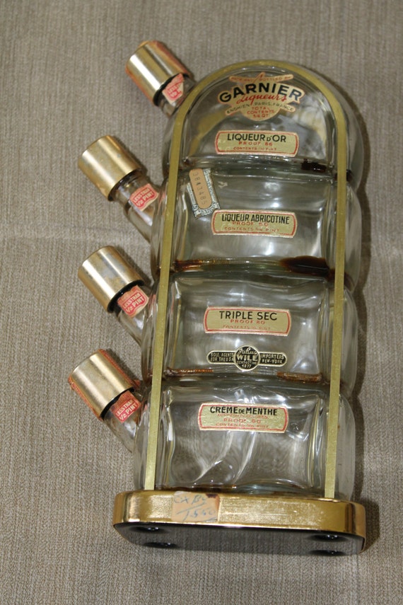 Flacon Liqueur Ancien Garnier Le Cosaque – Grès Années 70 – KLEM Italy