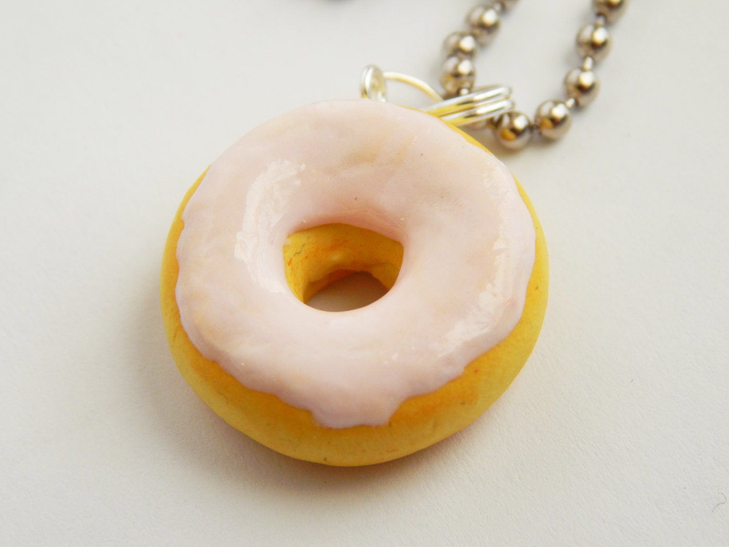 Donut Charm Phone Charm Dust Plug Polymer Clay Charm
