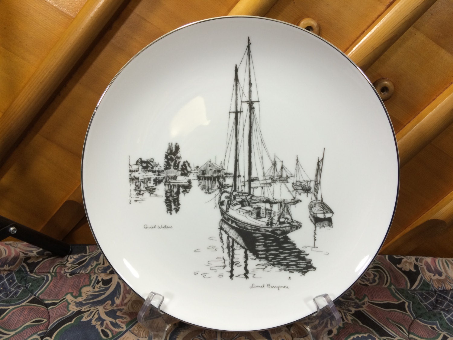 Vintage Gorham Fine China Collector Plate Quiet