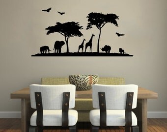 Unique africa wall decal related items | Etsy