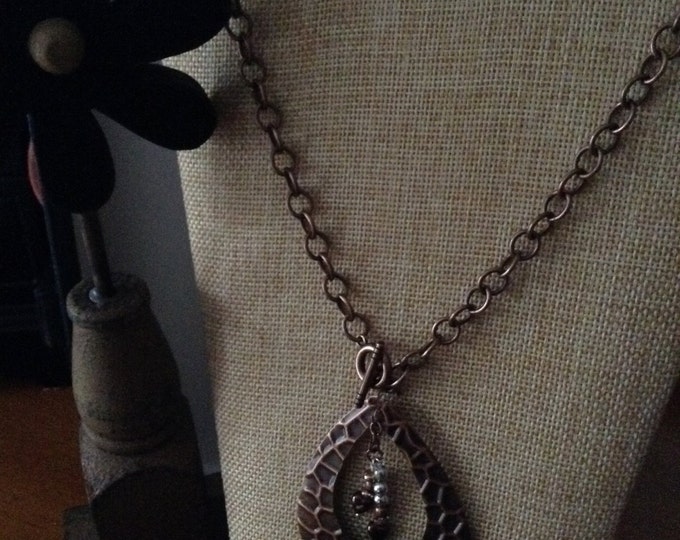 Copper Toggle Necklace
