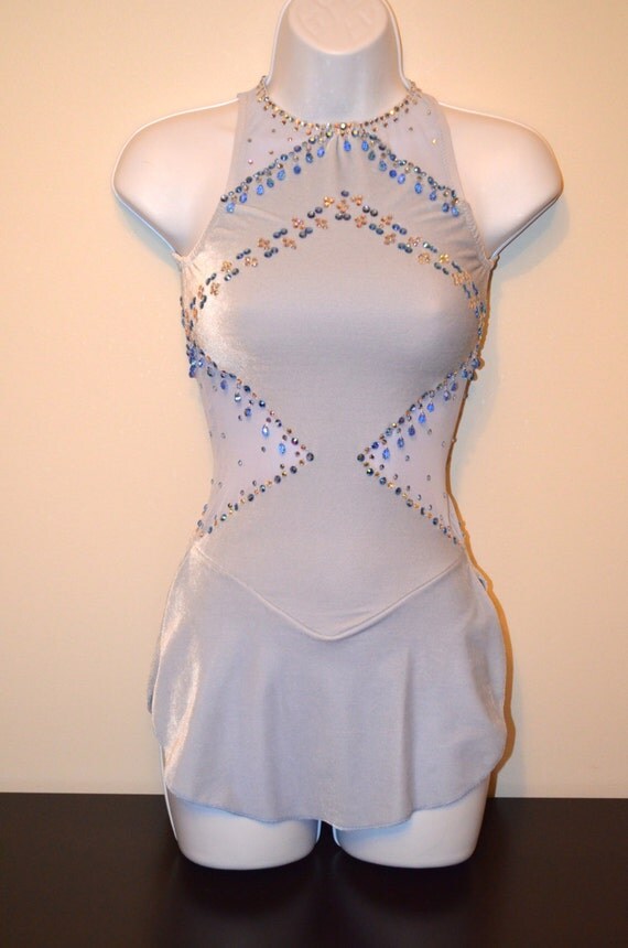 Beaded Figure Skating Competition Dress