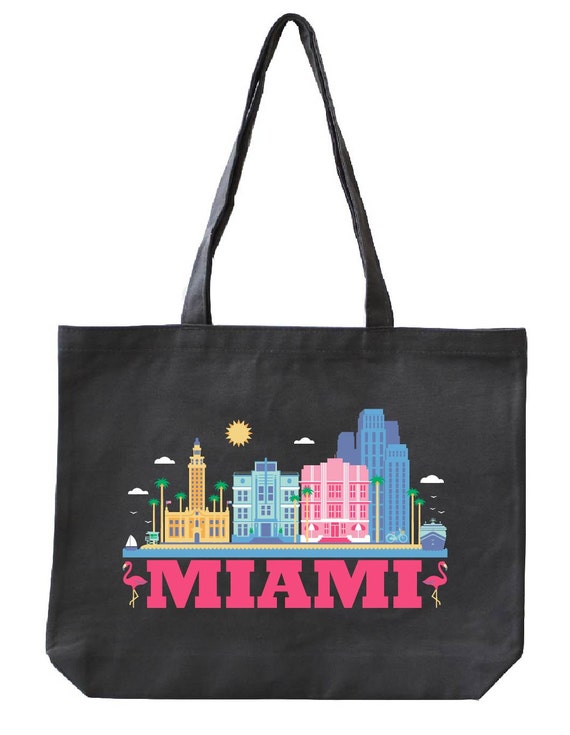 Tote Bag - Miami City Living Design - Show Off Your Favorite City