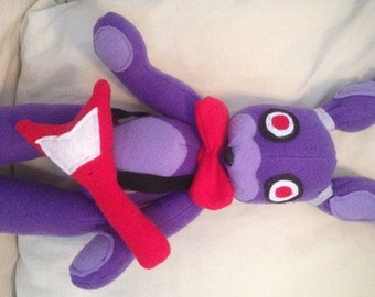 pink bonnie plush