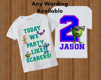 monsters inc 1st birthday shirt