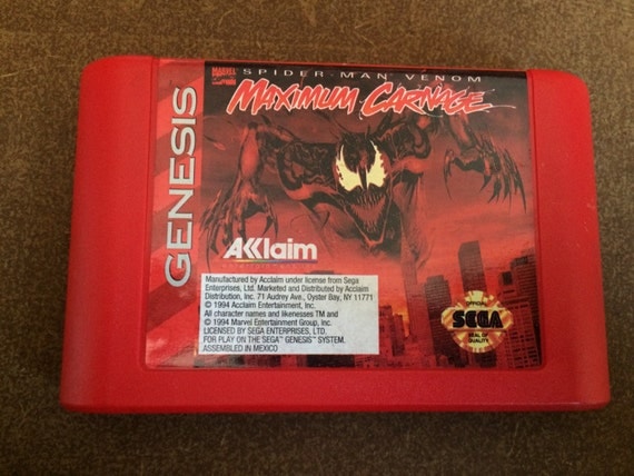 Maximum Carnage Sega Genesis 1994