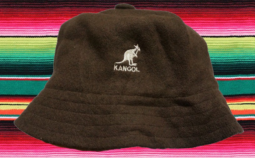 Vintage KANGOL Bucket Hat British Casual Soft Grunge / Oasis Indie