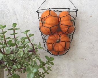 Wall Hanging Fruit Basket hanging fruit basket wire basket sphere handmade Wall Hanging Fruit Basket hanging fruit basket wire basket sphere handmade
