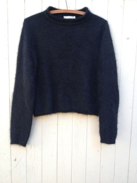 angora rabbit wool sweater